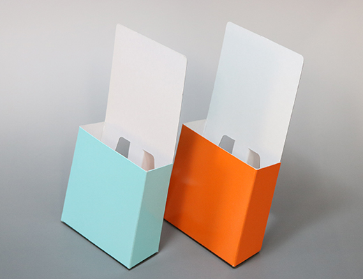 カラーパンフレット立て紙製 パッケージショップjp